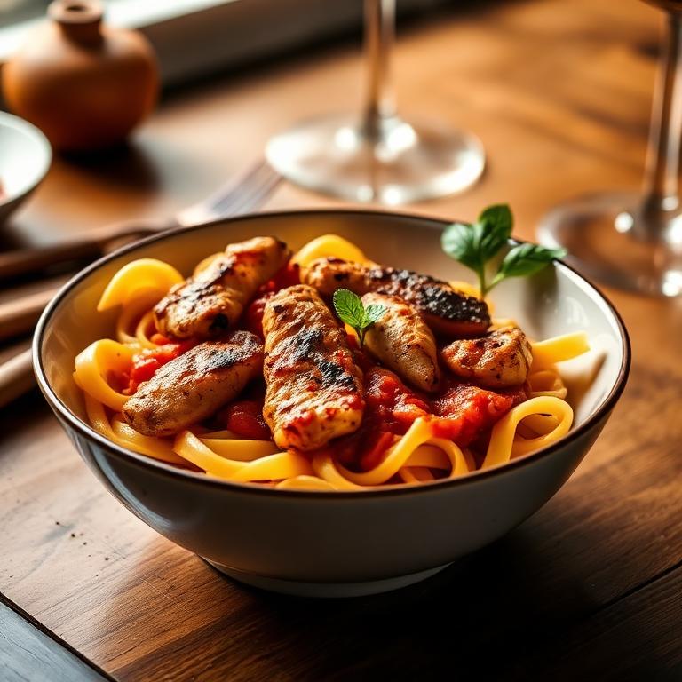 Chicken Penne Arrabiata