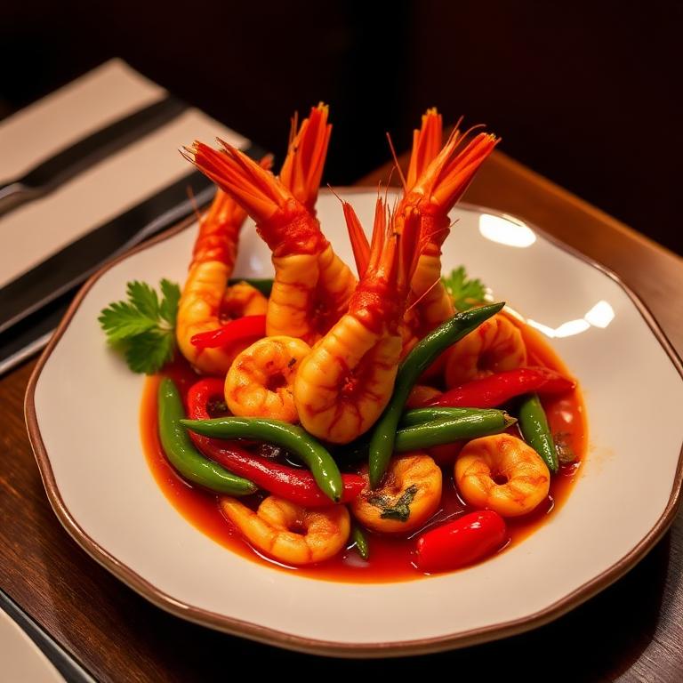 Chilli Prawns
