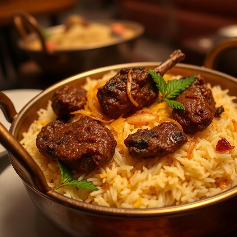 Mutton Handi Biryani